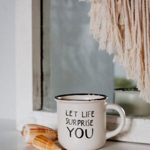 Printed White Coffee Mug