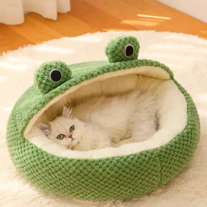 Frog-Shaped Pet Bed