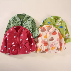 For the Grandchilndren - Cozy Cartoon Winter Jacket for Toddlers