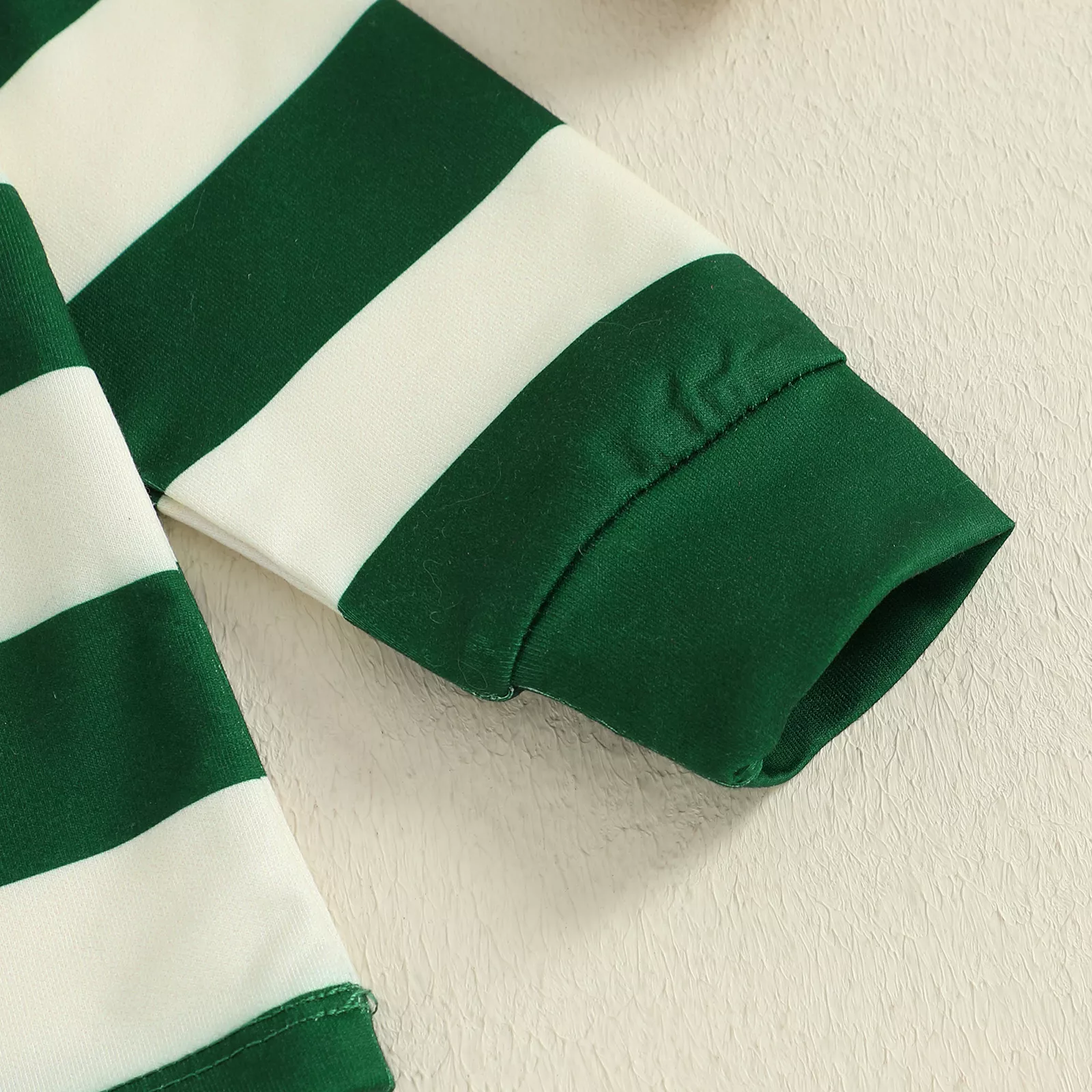 Gift for the Grandchildren - Toddler Boy Fall Stripe Pullover with Football Embroidery Pocket - Image 6