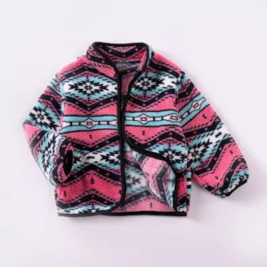 Gift for Grandchildren - Cozy Autumn Winter Kids Fleece Zipper Jacket