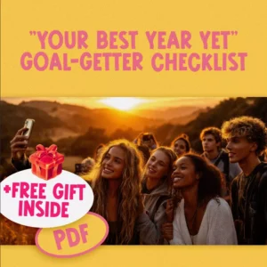 Checklist | How to Set Goals for a New Year | Printable Digital Download